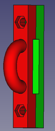 Halterung am Balkongeländer