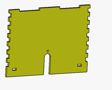 Seitenteil Rotorkabelanschluß