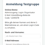 ktserver – Selfservice-Portal zur Anmeldung an Veranstaltungen